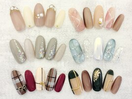 チェック★雪の結晶★マグネット