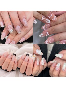 エムクチュールの写真/大人可愛いモテネイルが得意!500色以上のカラーやマグネットと豊富なパーツで指先を可愛く♪