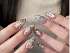 薔薇ネイル