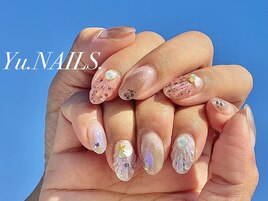 人魚の鱗◎オーロラ◎シェル