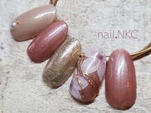 NKC/シックな桜ネイル