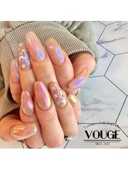 ヴォーグ(VOUGE)/オーロラビジューネイル