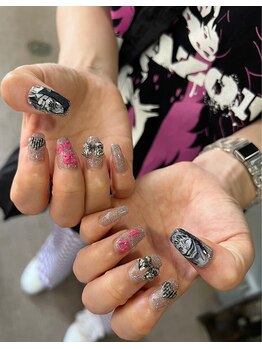 リリフリー(riri Free)/痛ネイル 漫画 アニメネイル