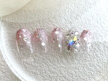 ウィスプ(WHISP)/透明感ビジュー/パラジェル込み