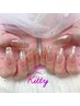 【ジェルチップ】長さ出しワンカラー11300円【リピーター様】