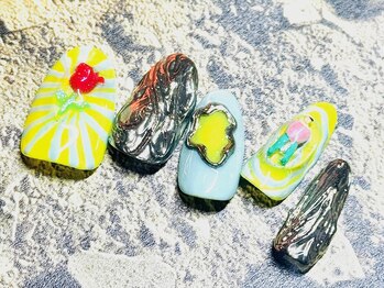 バンザイネイル 下北沢(BANZAI NAILS)/バラと人のミニチュア