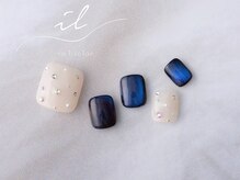 イル 神戸店/マグネット×フットネイル