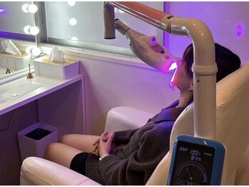 エクシアホワイトニング 武蔵小杉店/セルフホワイトニングの様子♪