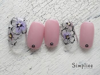 シンプリー ネイルアンドアイラッシュ 祖師谷大蔵店(Simpliee Nail&Eyelash)/定額ネイル　