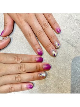 ネイルサロンファストネイルプラス 新宿店(FAST NAIL PLUS)/夏ネイル2021【シェルタイル】