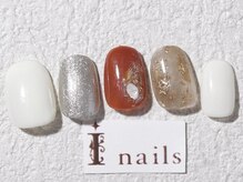 アイネイルズ 梅田店(I nails)/金箔シェルニュアンス¥7700