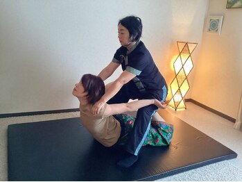 グリーンリーフ/胸部のストレッチ