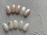 【HAND nail】指先に上品を・・再来様ナチュラルsimple定額コース｜￥6600