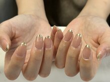 アバネイル 名駅店(AVA NAIL)/【ミラーフレンチネイル】
