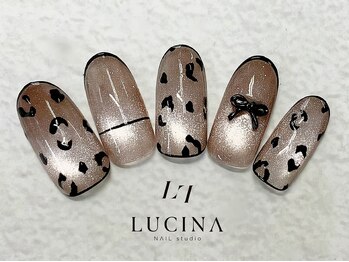 ネイルスタジオ ルキナ(LUCINA)/c-386 マグレオパードネイル
