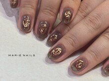 マリーネイルズ 表参道店(MARIE NAILS)/定額￥7700　ニュアンス　1127d