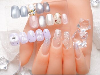 ナイスネイル エビスタ西宮店(NICE NAIL)の写真/【全メニューオフ込み価格★パラジェル取扱店】大切なイベント時も豊富なArtで周りと差がつく☆[西宮]
