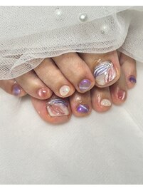 パープルマーメイドフット