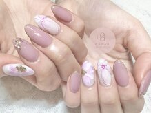 ジーエスネイル(GS NAIL)/フラワーアートネイル