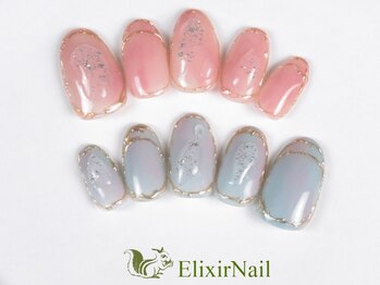 エリクサーネイル 神田(Elixir Nail)/ハンドやり放題/クーポン使用