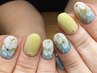 【ジェルネイル】雨の日限定＊ワンカラー4本アート♪5000円