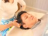 Dry Headspa 60min ¥8800（Head/Neck/Sholders/Back）