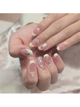ロイ 心斎橋(Roy)/オーロラ×チーク×フレンチ