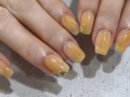 推しカラーニュアンスデザイン♪