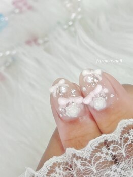 ファラウェイネイル(Faraway nail)/バラネイル☆