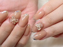 リュエネイル 都立大学(LUE NAIL)/ガラスフレンチネイル