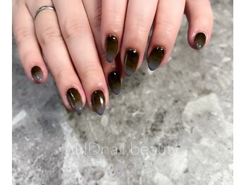 アンドネイル ビューティー(AND nail,beauty)/冬ネイル/ダブルグラデーション