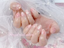 エンジェルネイルサロン(Angel nail salon)/桜デザインX金箔