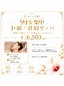 【しっかり流したい方】顔＋首肩まとめて軽くなる｜90分集中小顔 ¥16,500