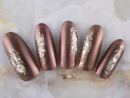 ブラウンニュアンスネイル♪