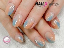 ネイリックス 栄ガスビル(NAILX)/縦グラデーションネイル♪