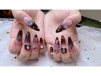 ディアネイルサロン 池袋(Di’a)/長さだし/グラデー/つけ放題