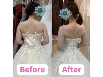 ボディキュア ブライダル美容整体 大阪梅田/肩のもっこり解消★/大阪/西梅田