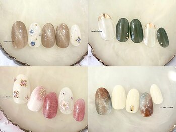 ルナ レインボー(Luna Rainbow)の写真/【4週間以内再来"付替えオフ無料"】カラーは200色以上ご用意☆絶妙な色の違いやニュアンスを楽しんで♪