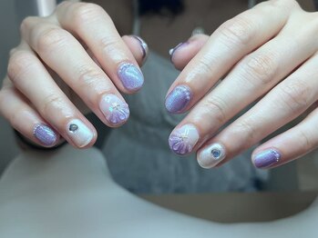 アモールビューティー 新宿店(Amor Beauty)/夏マメードネイル　涼しい