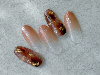 アバネイル 藤が丘(AVA NAIL)/大人べっ甲ネイル