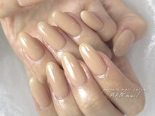 ランネイル 名古屋伏見(RANnail)/フォルム重視のワンカラーネイル