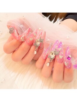  A NAIL + BEAUTY SALON【エース】【7/7 NEW OPEN（予定）】/【蝶々ネイル】