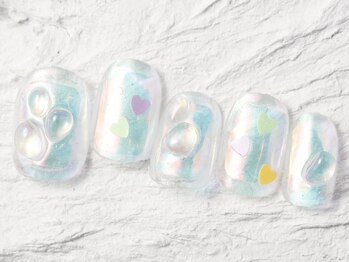 ジェミーネイル エビス(Jemiy nail ebisu)/ハートホロミラー10740yen