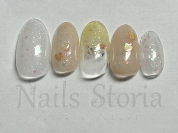 ネイルズ ストーリア(Nails Storia Salon&School)/シンプルデザイン
