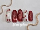 定額¥7500 さくらんぼネイル