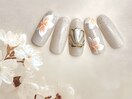 プルメリアのリゾートネイル