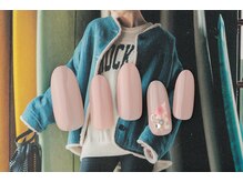 エムスラッシュ フィール 東戸塚店(M.SLASH)/シンプル春ネイル
