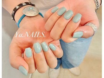 ユーネイルズ 恵比寿(Yu.NAILS.)/ターコイズ◎ワンカラー