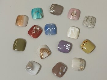 ラウネイル(Lau nail)の写真/フットメニューはフットバス付！丁寧なケアでモチも◎ハンドができない方にも★