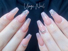 ウサギネイル 新大久保店(usagi nail)/マグネットフレンチ秋可愛い